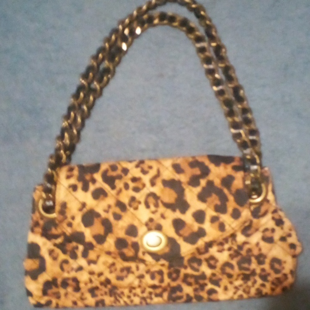 Talbot's leopard handbag.  Adjustable chain.  NWOT